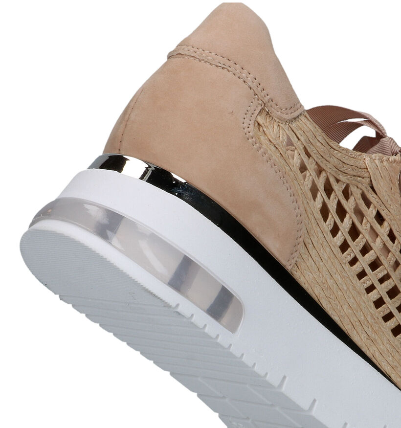 Softwaves Chaussures à lacets en Camel pour femmes (325073) - pour semelles orthopédiques