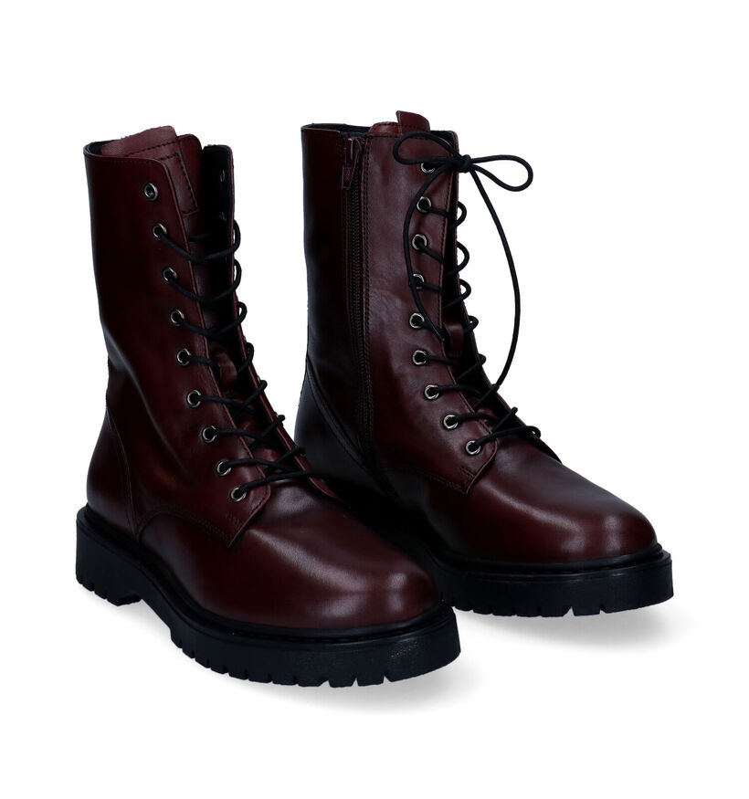 Geox Bleyze Bottines en Noir en cuir (294804)