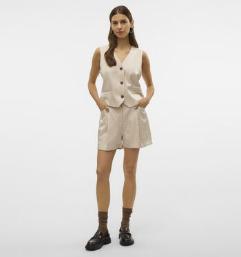 Vero Moda Broeken Beige