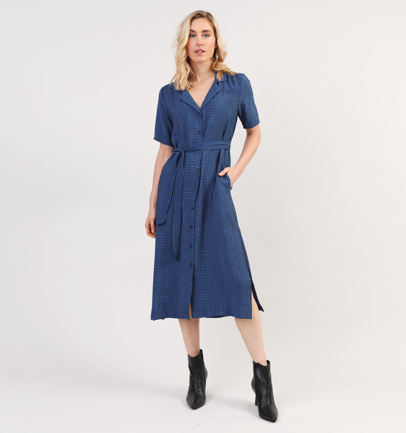 JDY Barbara Robe chemise en Bleu pour femmes (356630)
