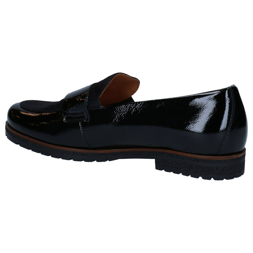 Gabor Easy Walking Zwarte Loafers in daim (282274)