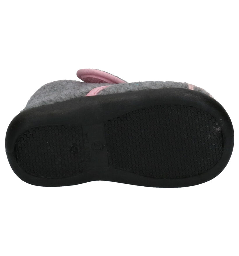 Milo & Mila Pantoufles fermées en Rose clair en textile (254987)