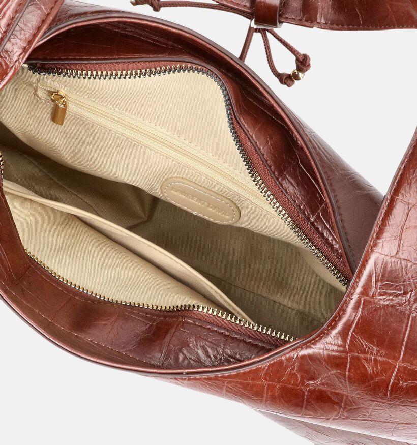 Laurent David Cognac Schoudertas voor dames (381472)