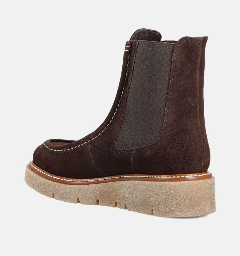 Weekend Bottines Chelsea en Brun foncé pour femmes (364185)