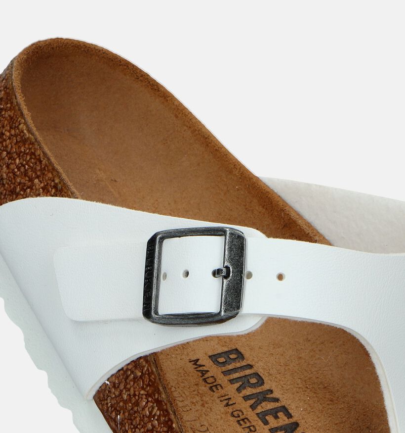 Birkenstock Gizeh Tongs en Blanc pour femmes (338059)