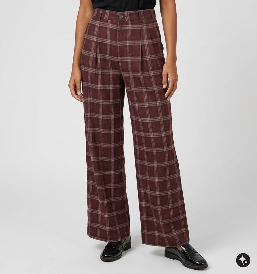 The Korner Pantalon classique en Rouge pour femmes (382193)