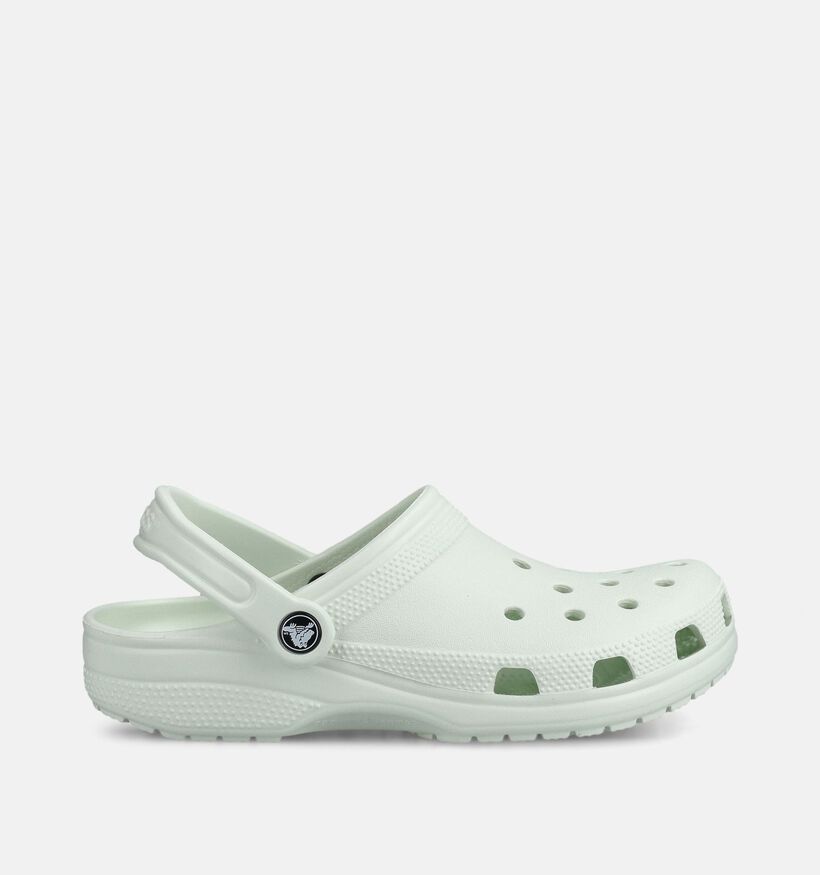 Crocs Classic Pastelgroene Slippers voor dames (369978)