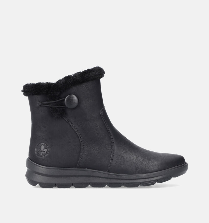 Rieker Bottines à talons en Noir pour femmes (347422) - pour semelles orthopédiques