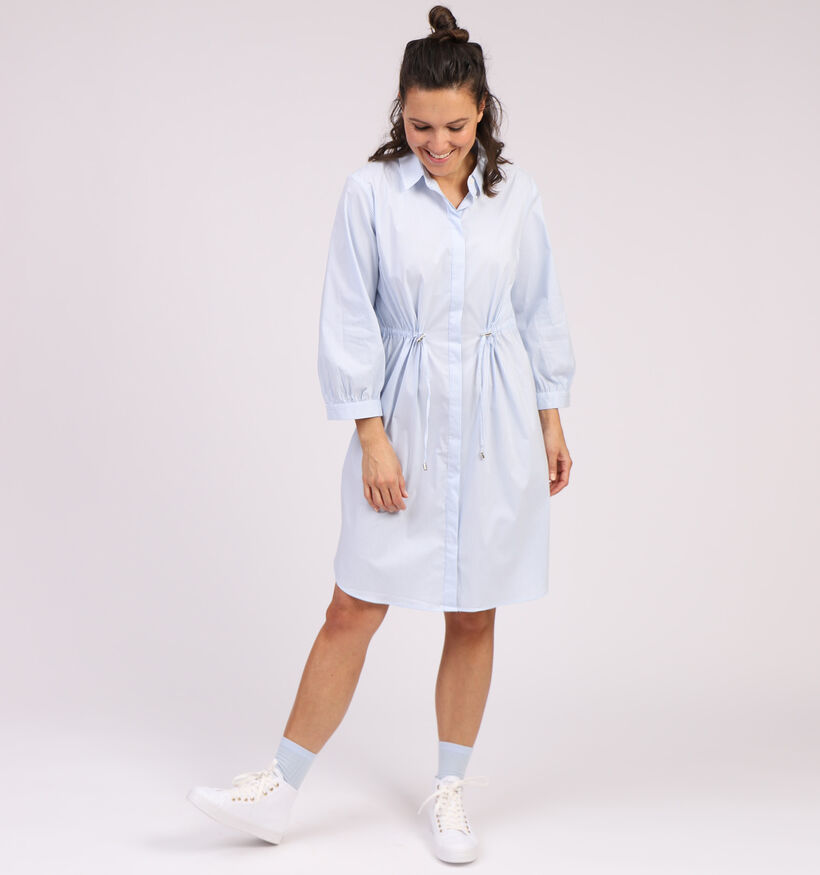 comma Robe chemise en Bleu (313232)