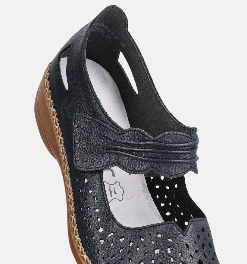 Rieker Donkerblauwe Comfortschoenen voor dames (370396)