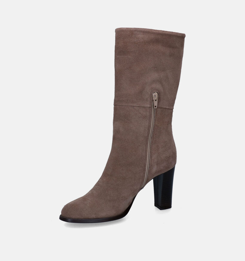 Signatur Bottes courtes en Taupe pour femmes (308203)