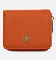 Laurent David Estee 007 Porte-monnaie zippé en Orange pour femmes (357975)