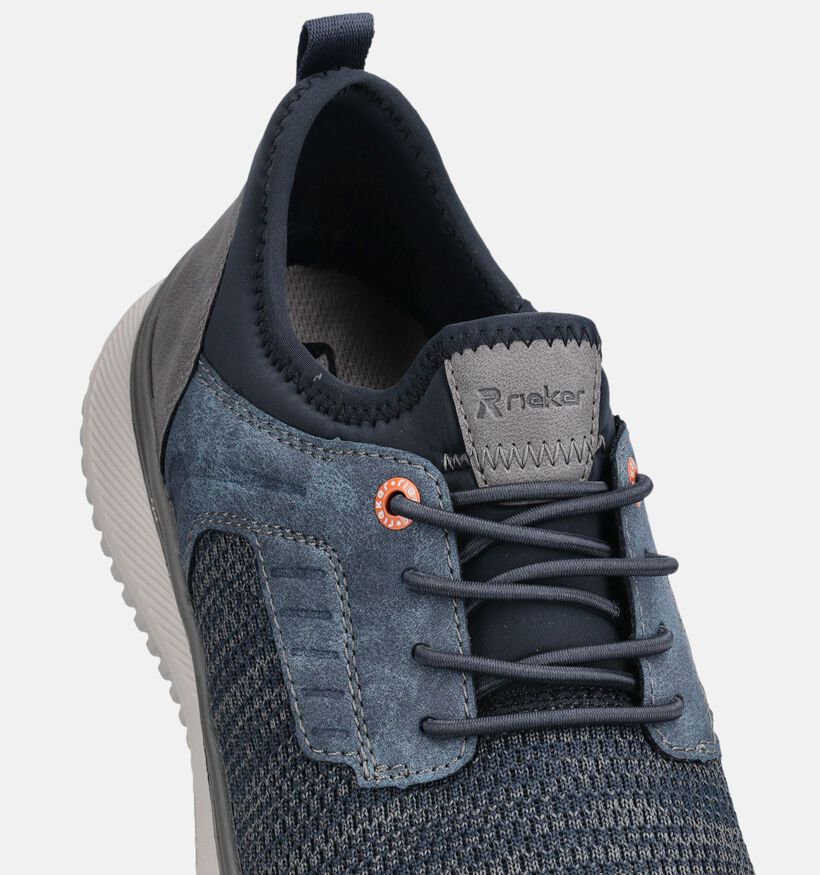 Rieker Chaussures &agrave; lacets en Bleu pour hommes (367559)