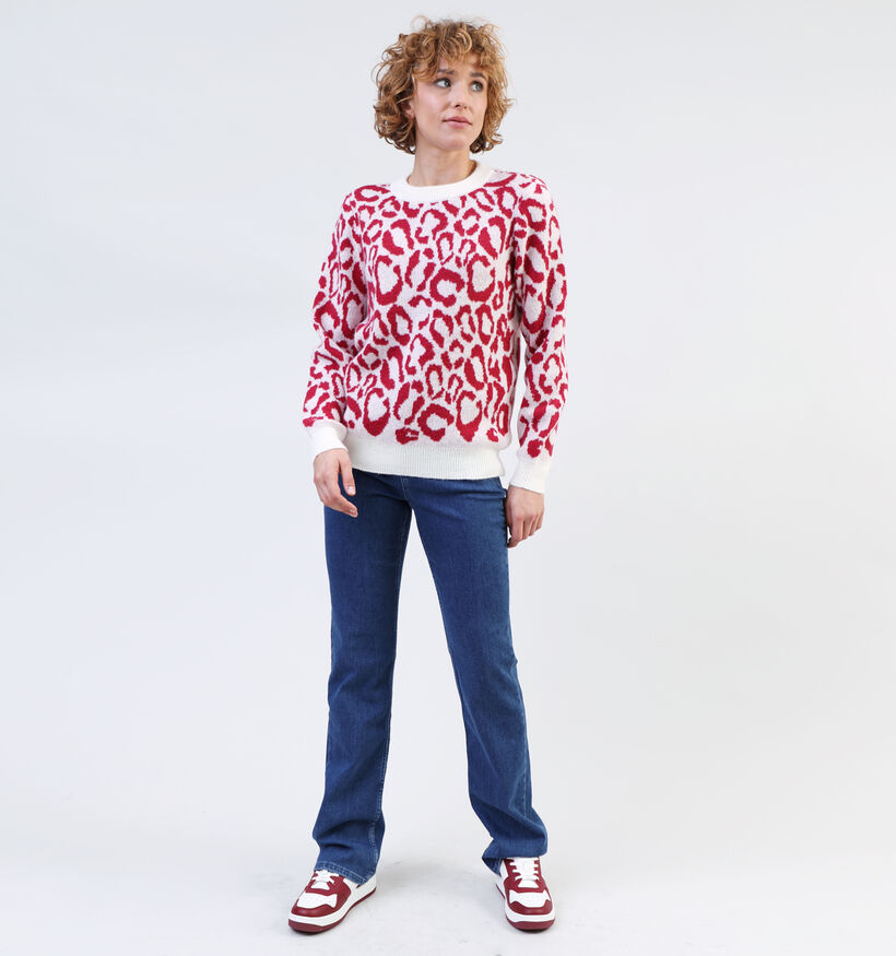 Vila Signe Pull en Rouge pour femmes (334976)