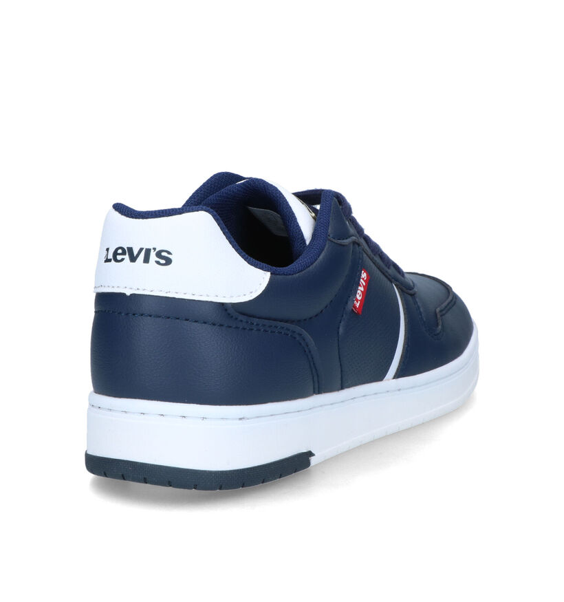 Levi's Kick T BChaussures &agrave; lacets en Bleu pour gar&ccedil;ons (338606) - pour semelles orthop&eacute;diques