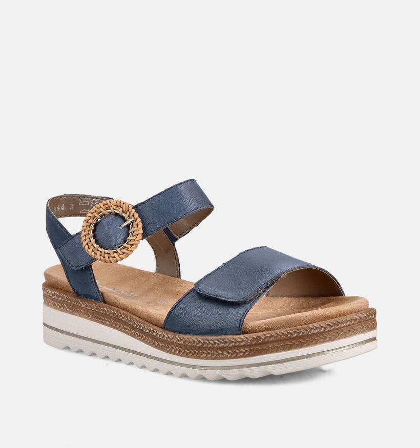 Remonte Blauwe Sandalen voor Steunzolen voor dames (370465) - geschikt voor steunzolen