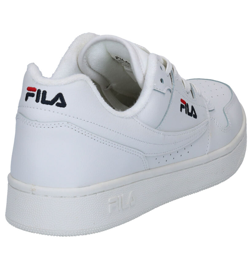 Fila Arcade Low Sneakers en Blanc en cuir (266456)