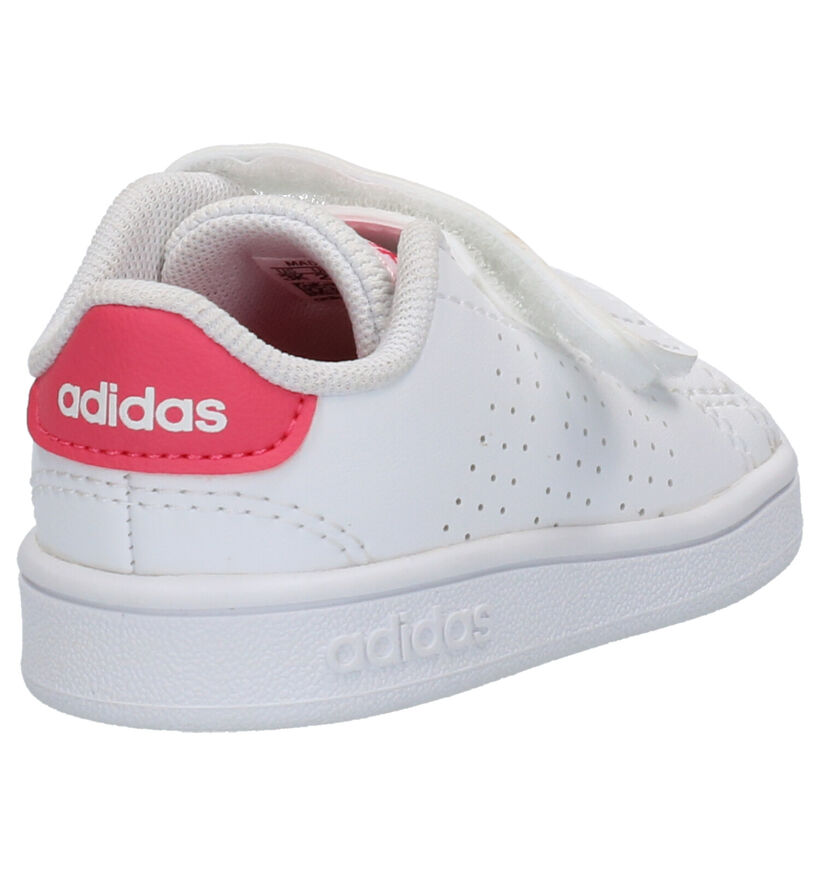 adidas Advantage I Chaussures pour bébé en Blanc en simili cuir (284709)