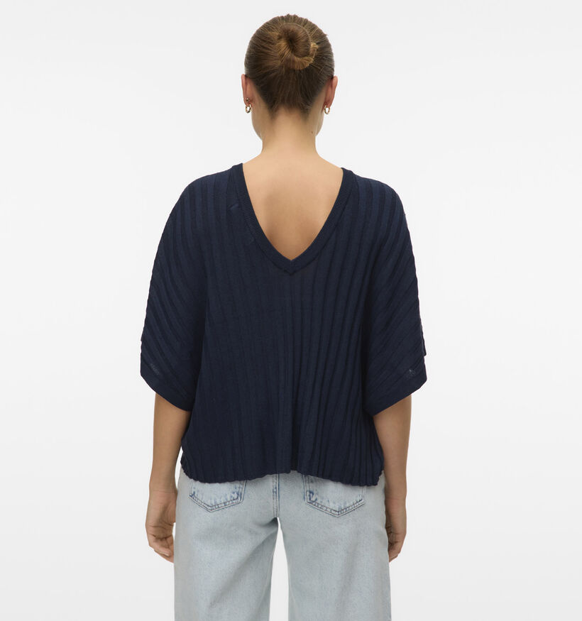 Vero Moda Barbados Pull en Bleu pour femmes (353138)