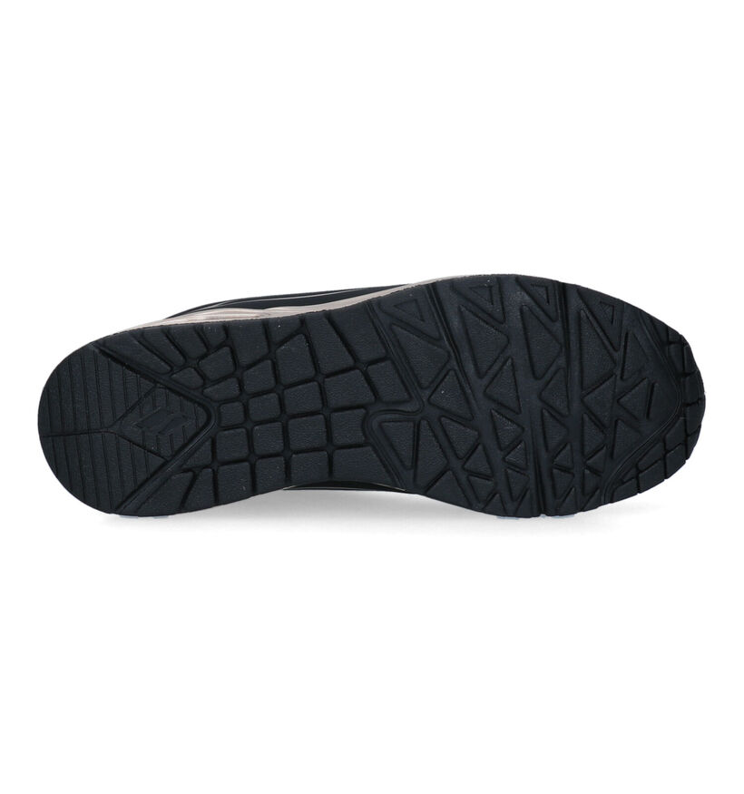 Skechers Uno Gen1 - Cool Heels Zwarte Sneakers voor meisjes (345258)