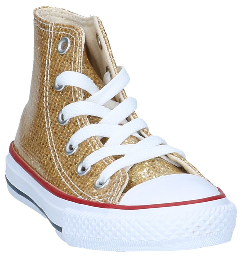 Chuck Taylor All Star Baskets hautes en Rose en simili cuir (286163)