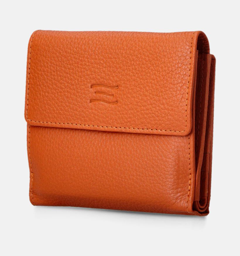 Crinkles Oranje Overslagportemonnee voor dames, heren (358106)