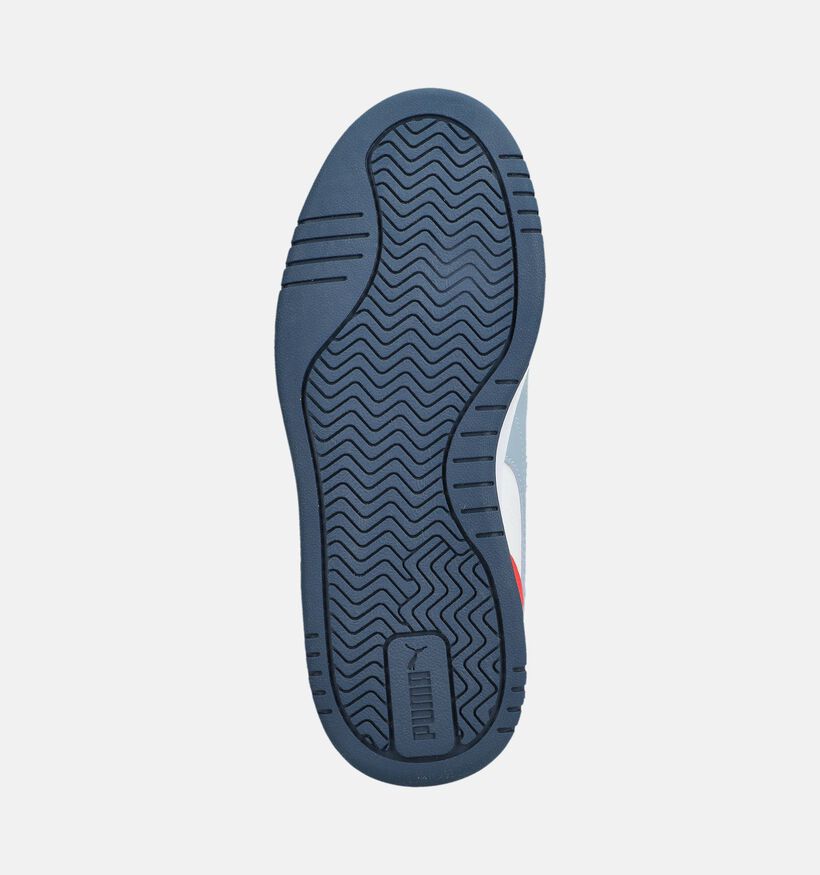 Puma Caven III Block Baskets basses en Bleu pour gar&ccedil;ons (375569) - pour semelles orthop&eacute;diques
