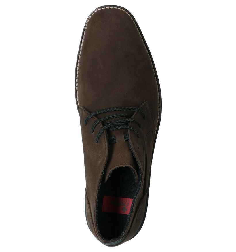 Rieker Chaussures hautes en Brun foncé en nubuck (262161)