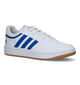 adidas Hoops 3.0 Baskets en Blanc pour hommes (324911) - pour semelles orthopédiques