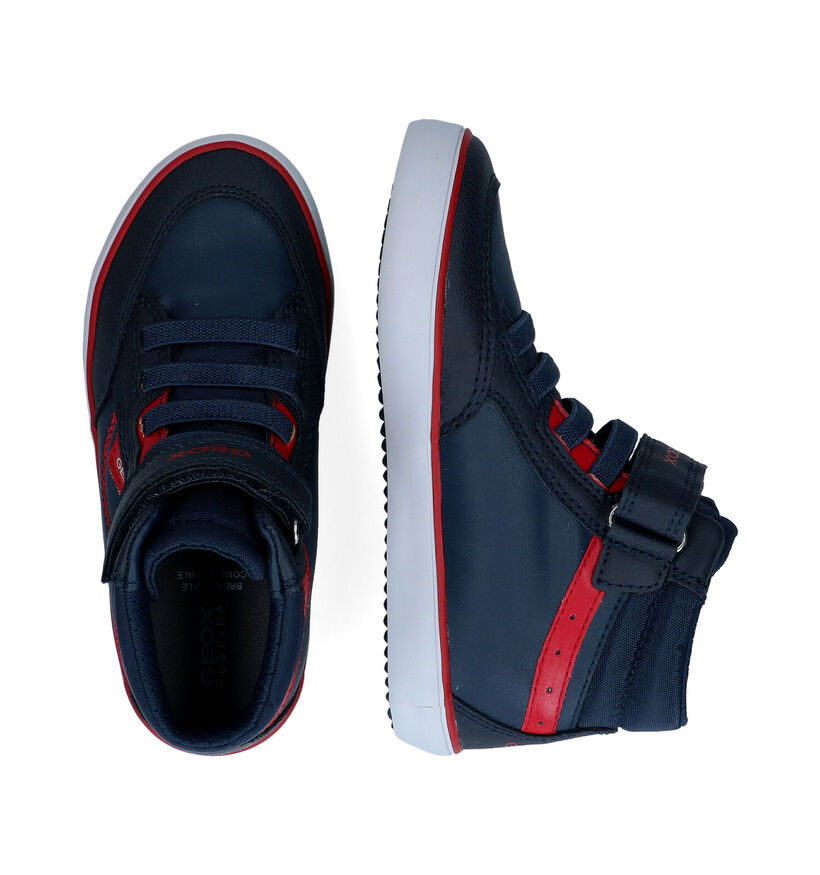 Geox Gisli Blauwe Sneakers in kunstleer (295091)