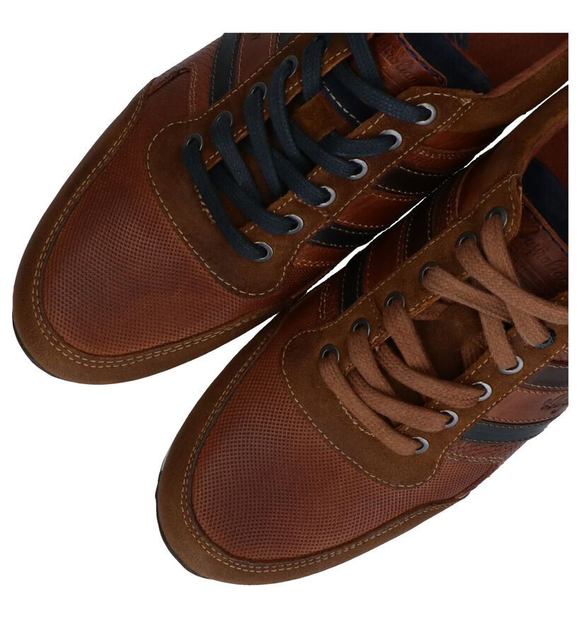 Australian Cornwall Chaussures à lacets en Bleu en cuir (282659)