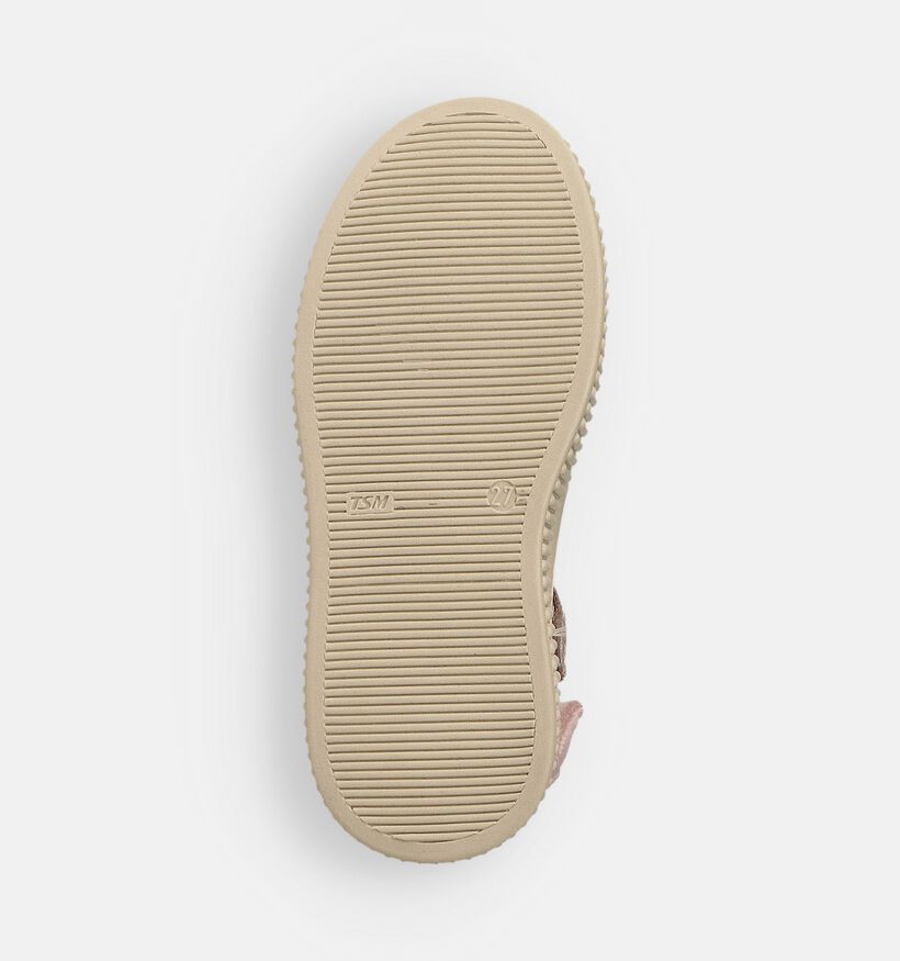 Beberlis Roze Veterschoenen met Strik voor meisjes (364586) - geschikt voor steunzolen