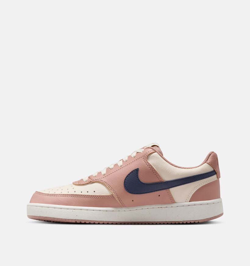 Nike Court Vision Low Next Nature Baskets en Rose pour femmes (359903) - pour semelles orthopédiques