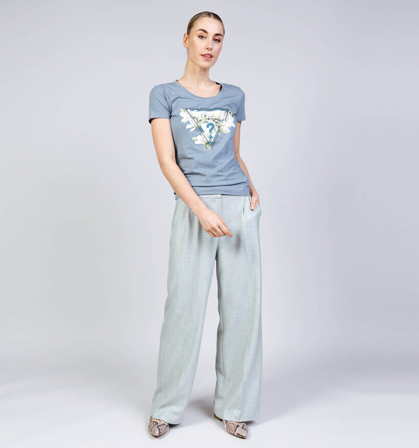 Guess Donkerblauwe T-shirt voor dames (366585)