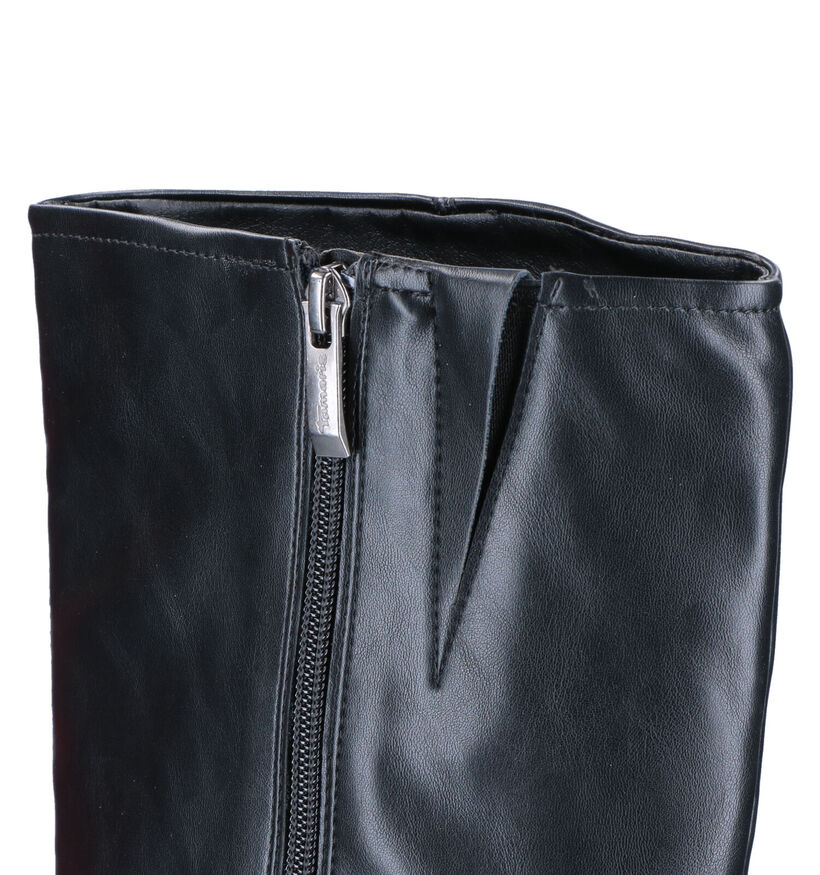 Tamaris Bottes hautes en Noir en simili cuir (317345)