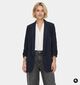 Pieces Bosella 3/4 Corduroy Donkerblauwe Blazer voor dames (382090)