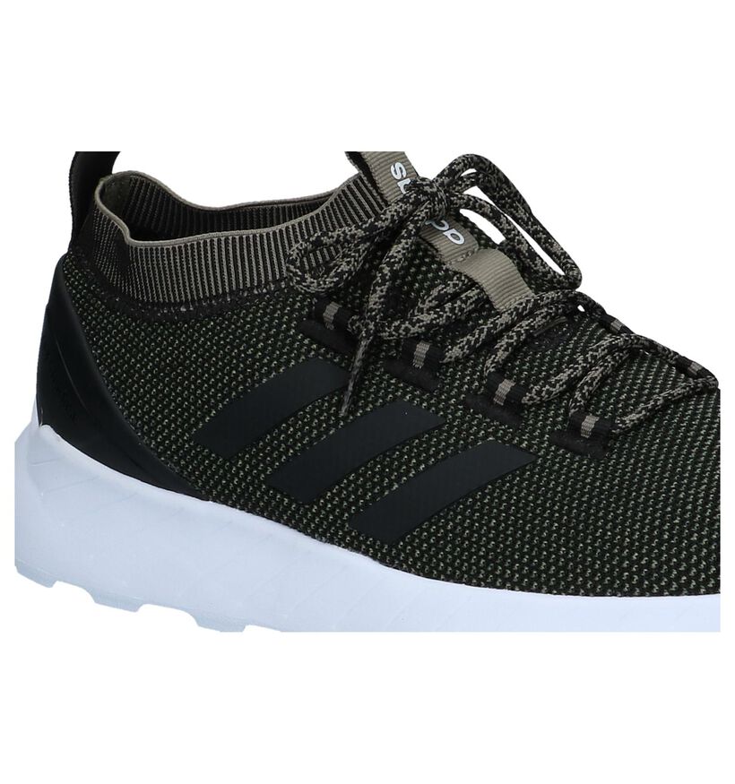 adidas Questar Rise Groene Slip-on Sneakers in stof (221568)