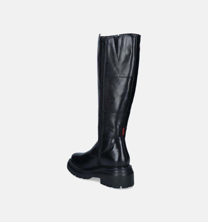 Hosis Print Bottes hautes en Noir pour femmes (343658)