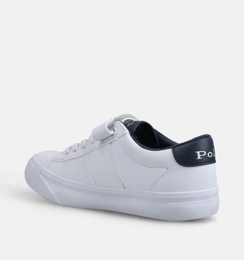 Polo Ralph Lauren Ryley Baskets basses en Blanc/Bleu pour filles, gar&ccedil;ons (368898)