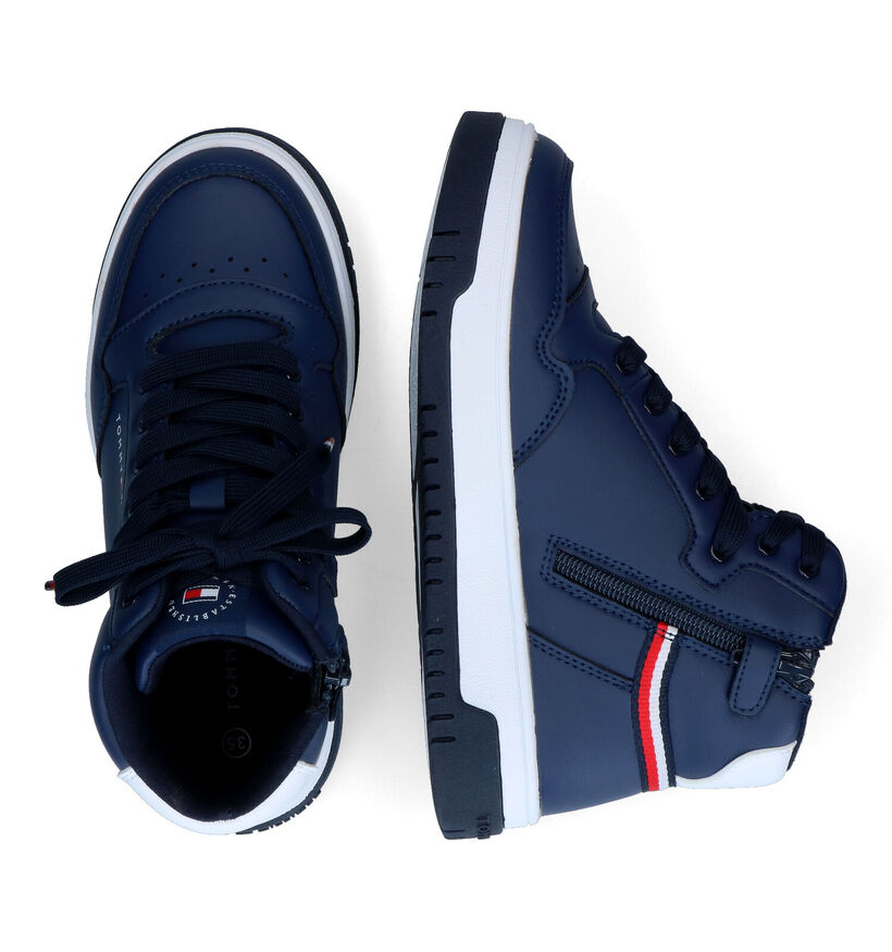 Tommy Hilfiger Chaussures hautes en Bleu foncé en simili cuir (314502)