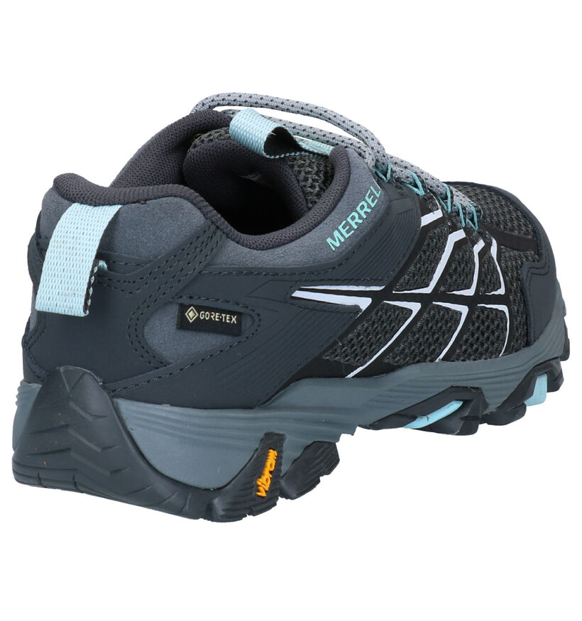 Merrell Moab FST 2 GTX Blauwe Wandelschoenen in nubuck (292426)