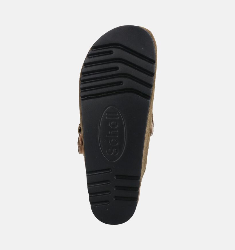 Scholl Fae New Kakigroenen Slippers voor dames (381006)