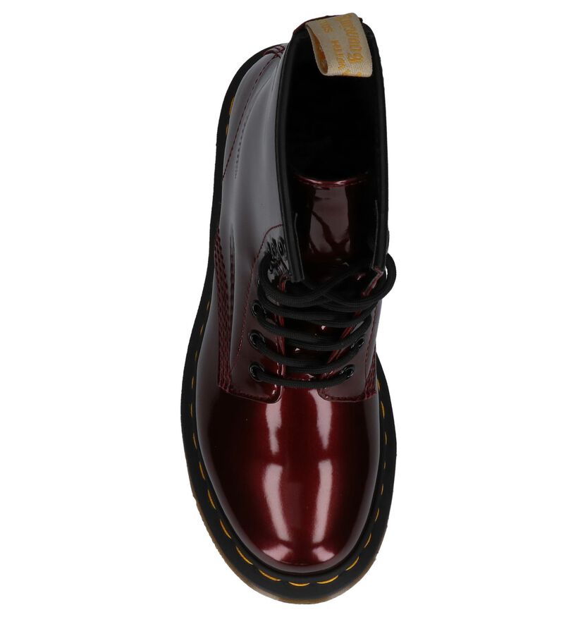 Dr. Martens Vegan Grijze Metallic Boots in kunstleer (225433)
