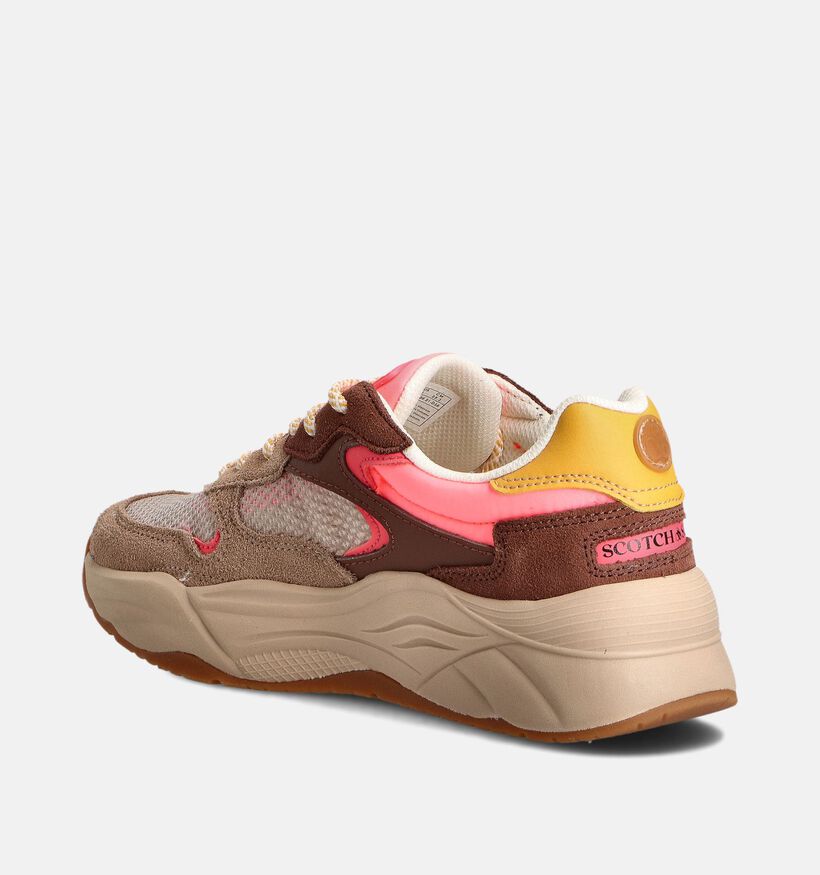 Scotch & Soda Celest Baskets en Marron pour femmes (359423) - pour semelles orthopédiques