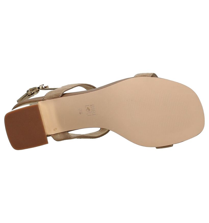 Bibi Lou Taupe/Goud Sandalen, , pdp