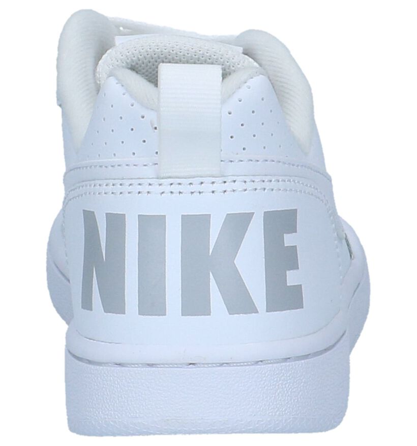 Witte Sneakers Nike Court Borough Low in kunstleer (237867)