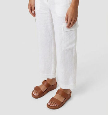 FitFlop Lulu Slippers Zwart/Cognac