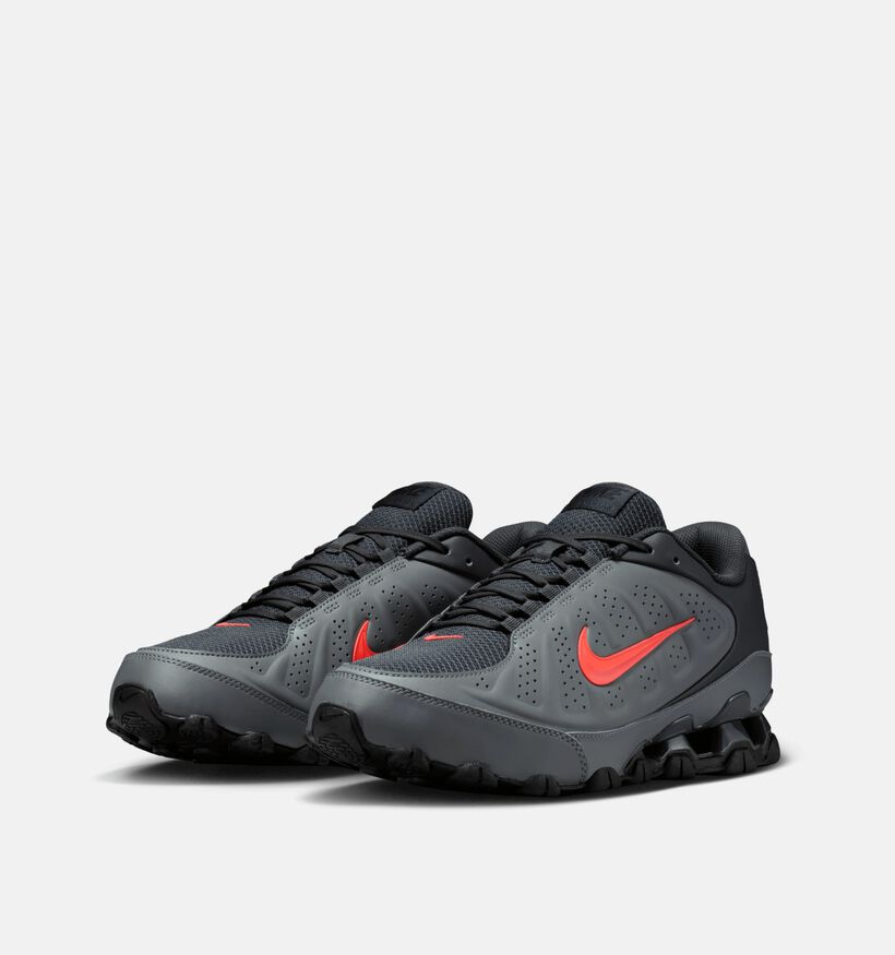 Nike Reax Donkergrijze Lage Sneakers voor heren (373045)