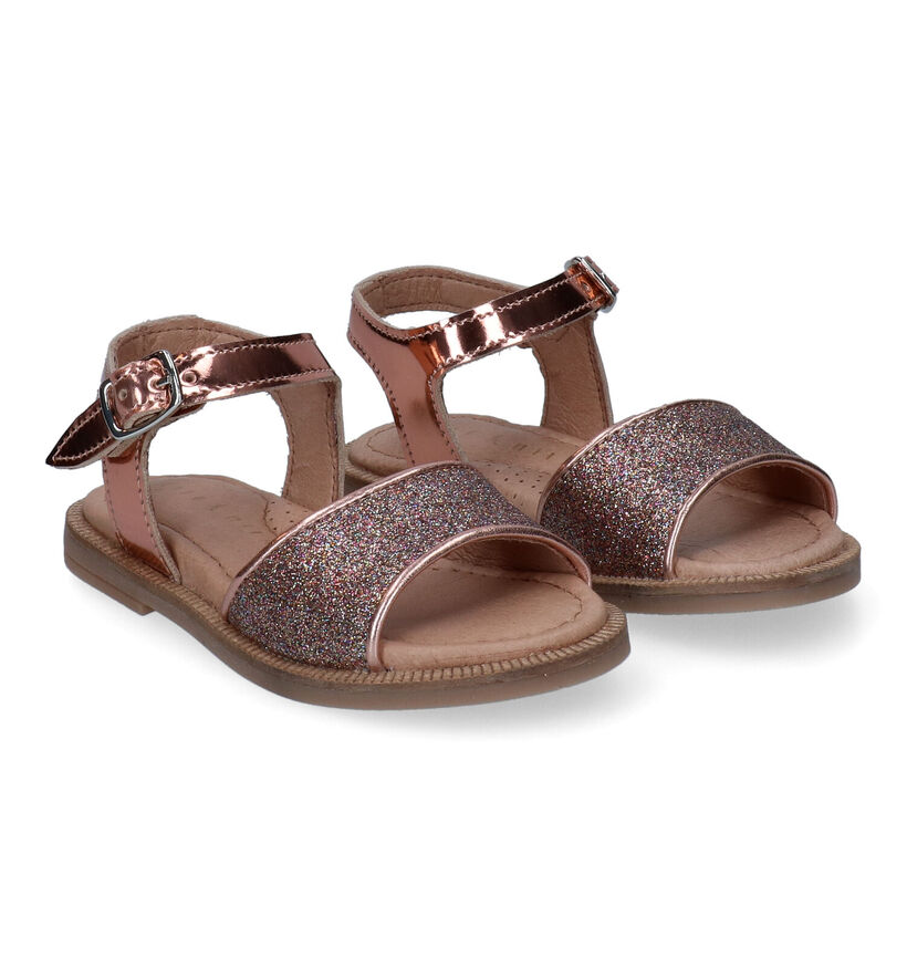 Milo & Mila Rose gold Sandalen voor meisjes (324512)