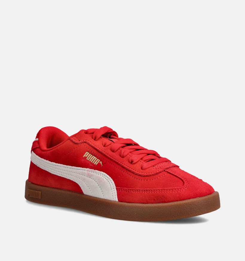 Puma Club II Era Baskets sportives en Rouge pour femmes (359137) - pour semelles orthopédiques